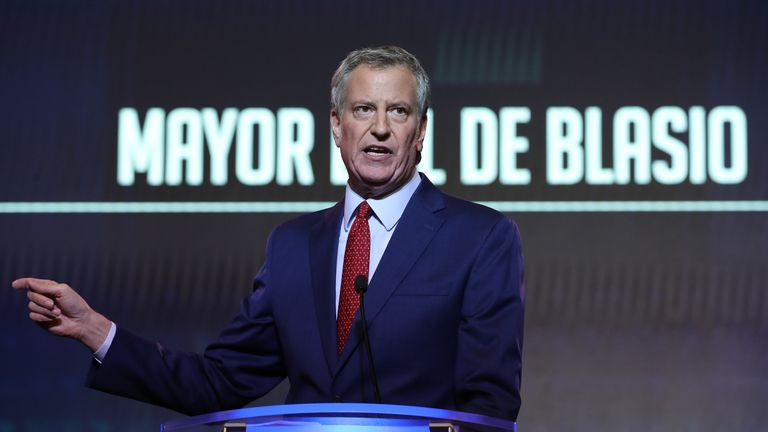 Colombie, Caroline du Sud - 22 juin: candidat démocrate à la présidence, le maire de la ville de New York, Bill de Blasio, prend la parole lors de la convention du parti démocrate de Caroline du Sud le 22 juin 2019 à Columbia, en Caroline du Sud. Vingt-deux candidats démocrates à la présidentielle doivent comparaître en Caroline du Sud ce week-end, alors que le parti démocrate de l'État organise son congrès annuel. (Photo par Win McNamee / Getty Images)