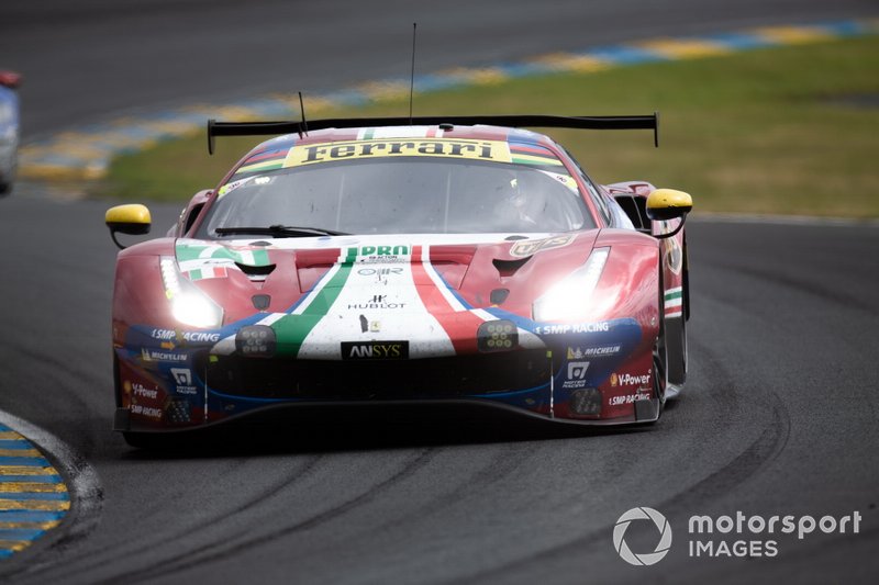 AF Corse n ° 71, Ferrari 488 GTE: Sam Bird, Davide Rigon et Miguel Molina 