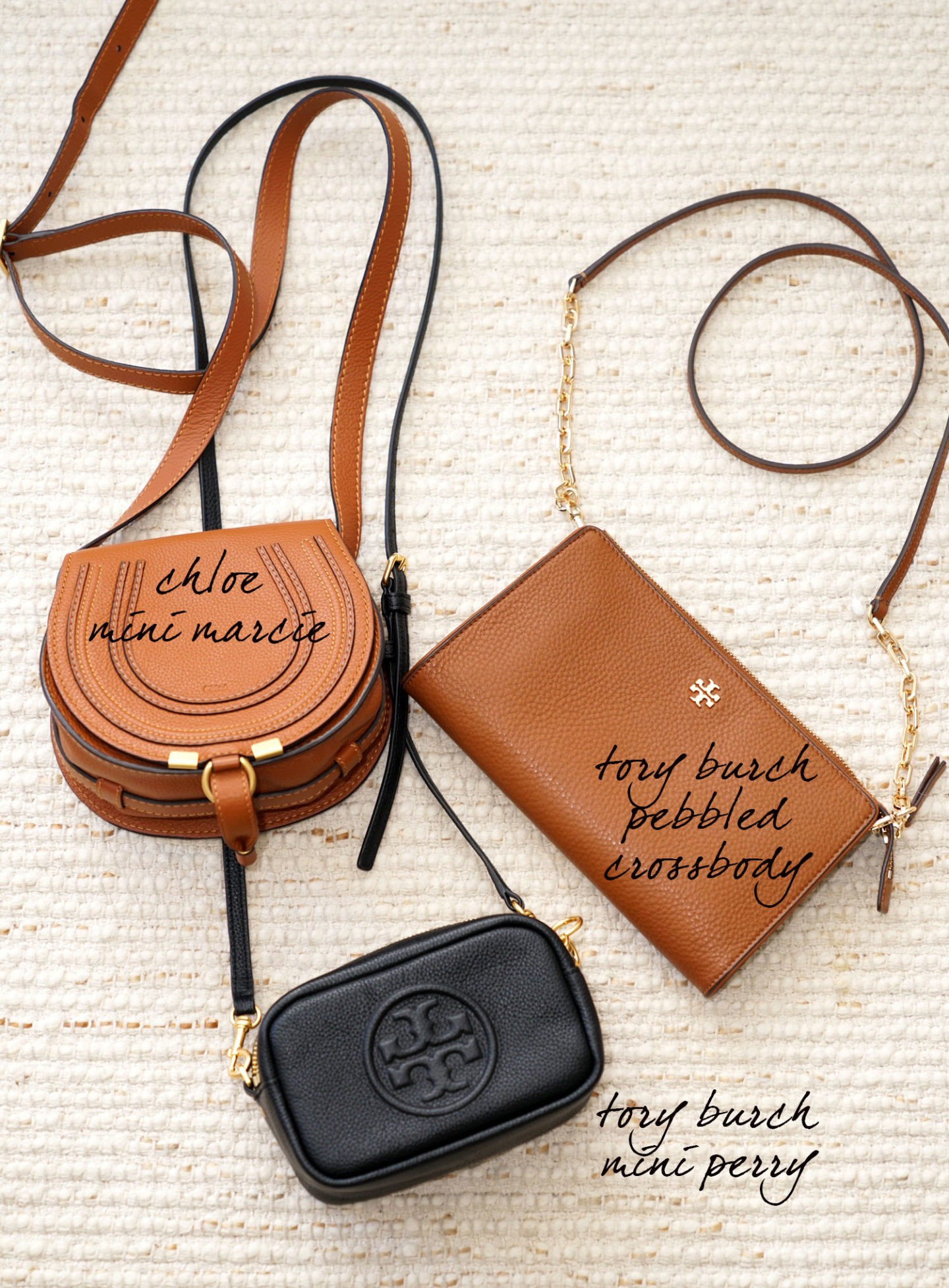 Mini sacs préférés: Chloe Mini Marcie contre Tory Burch Perry Mini