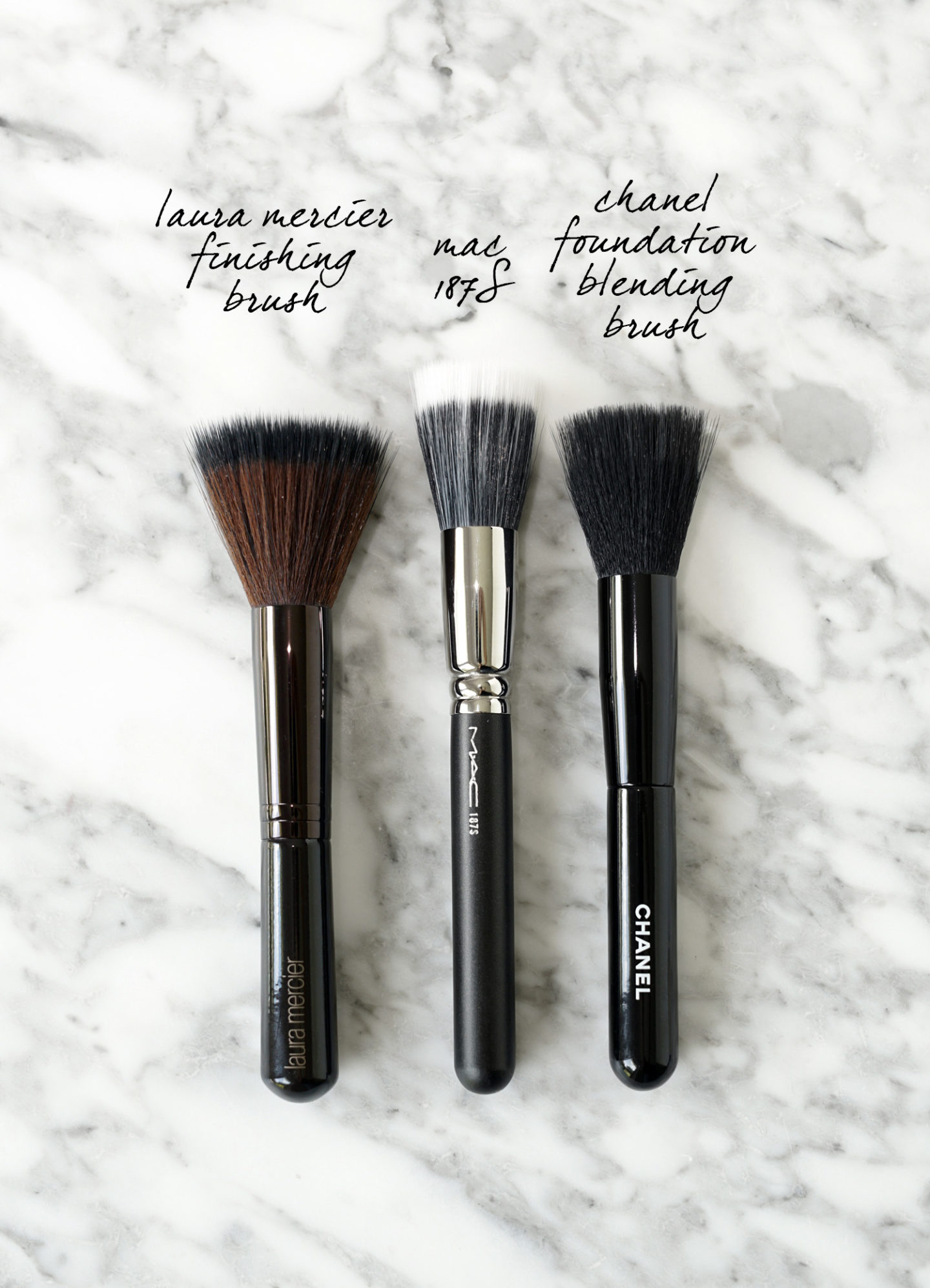 Meilleures brosses Skunk Laura Mercier, MAC et Chanel