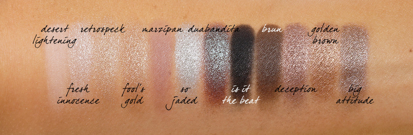 Nuances de palette de MAC Electric Wonder Eyeshadow Desert Lightning | Le look book beauté