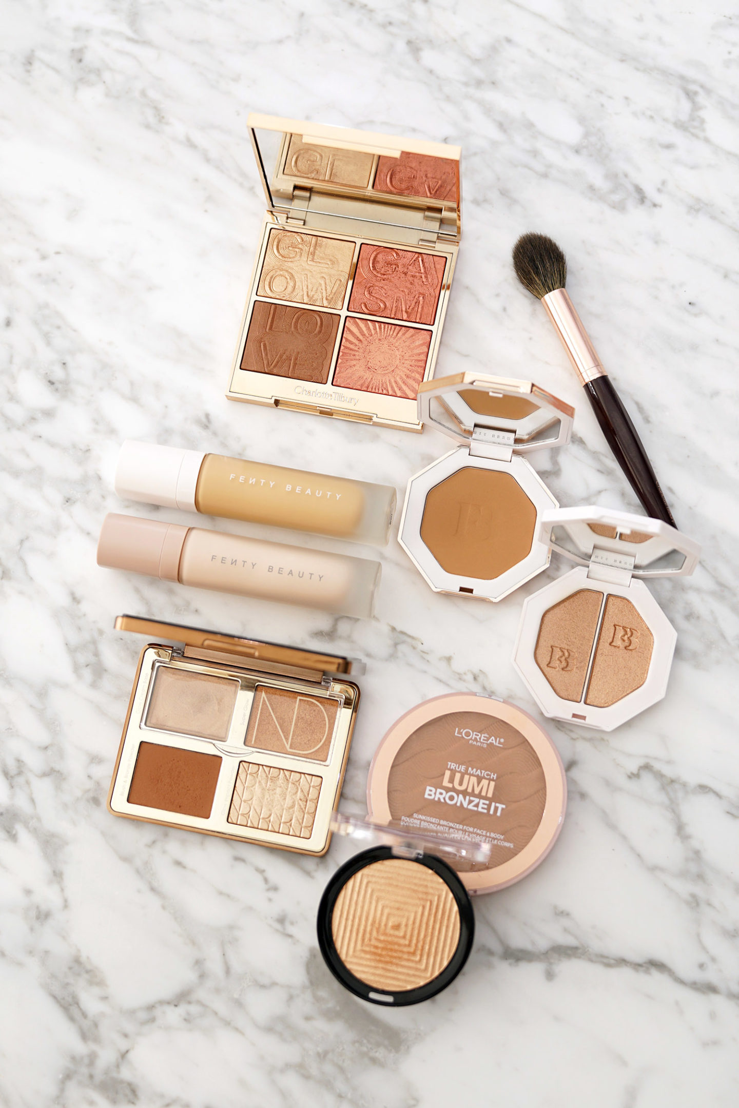 Produits de teint préférés, bronzants et surligneurs de mai