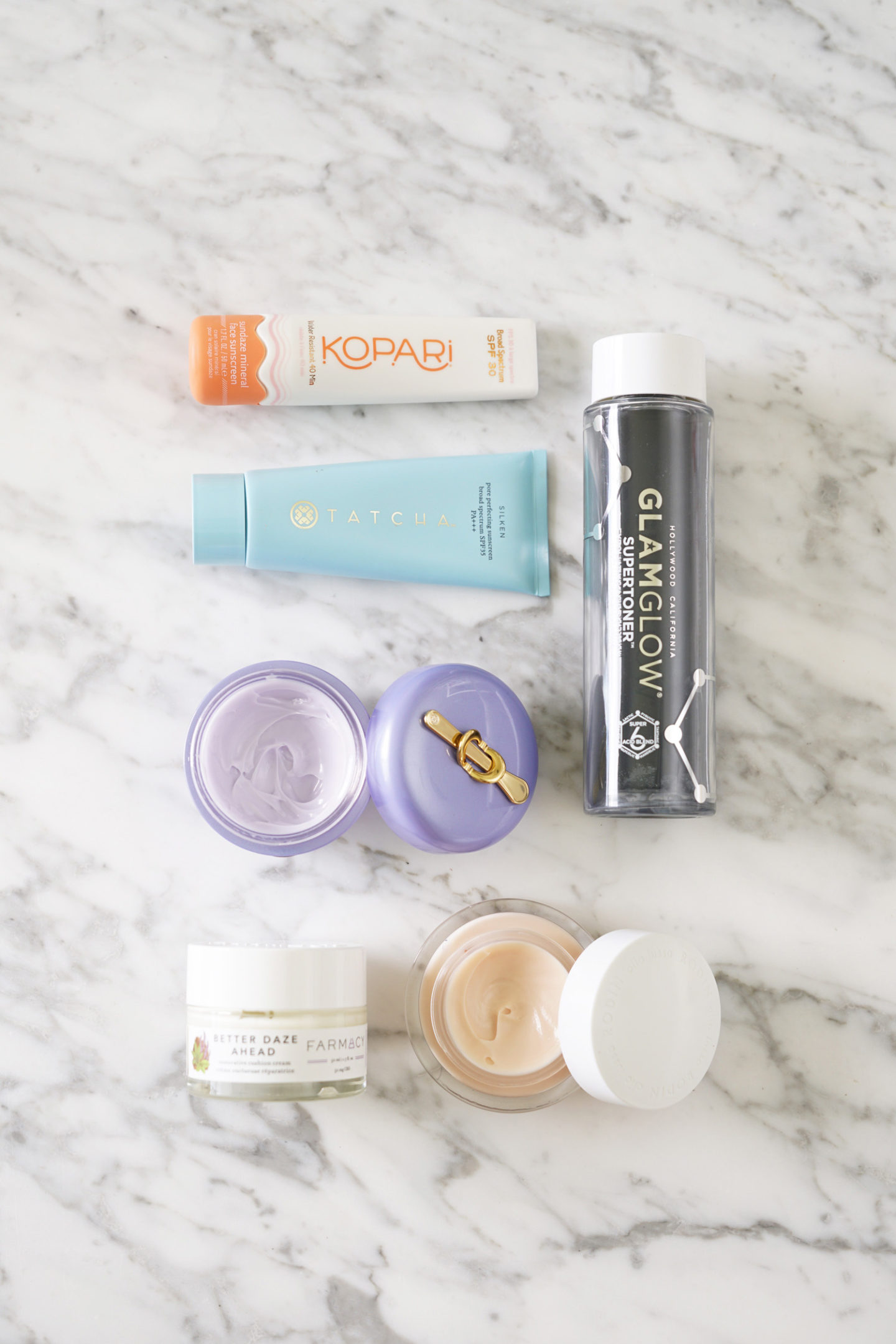 Mai Skincare Hits et Misses, Tatcha, Kopari, Glamglow, Farmacy