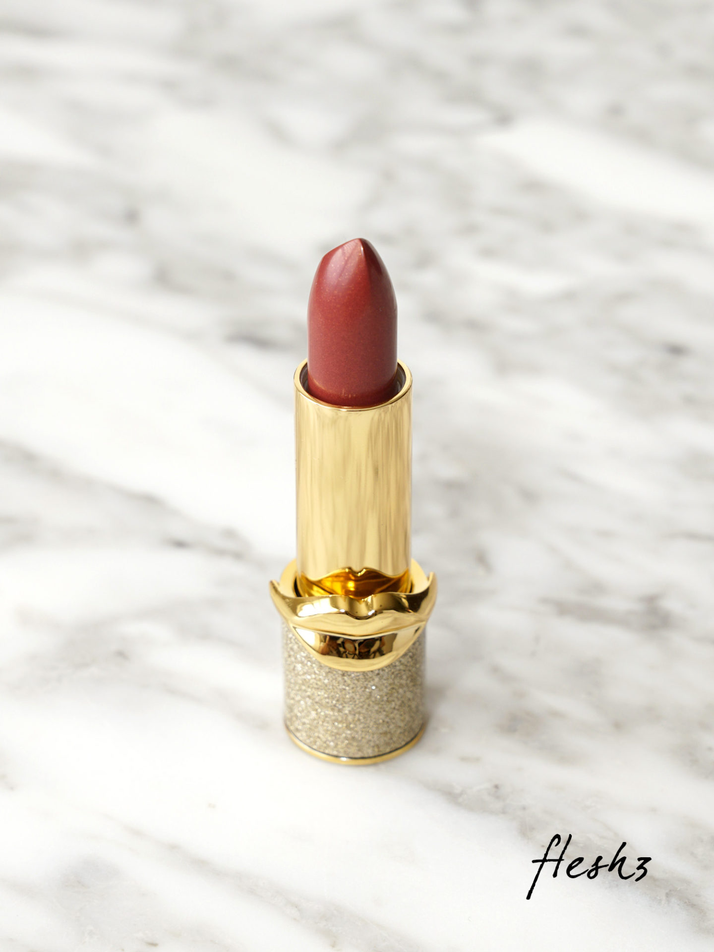 Pat McGrath BlitzTrance Lipstick Flesh3 test | Le look book beauté