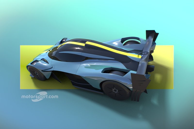 Motorsport Network rendu Aston Martin Valkyrie hypercar