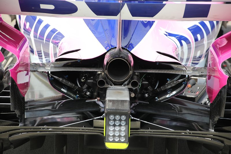 Racing Point RP19, arrière