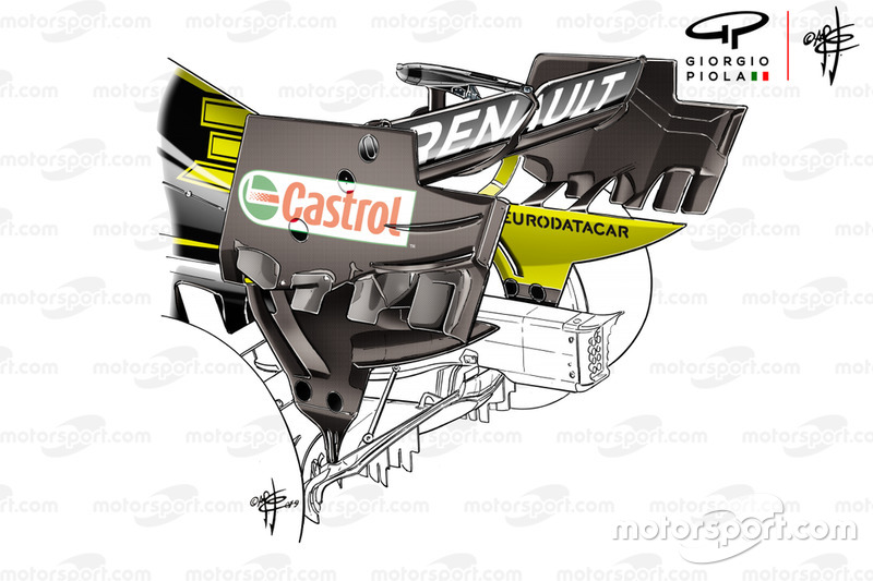 Aile arrière Renault F1 Team R.S.19