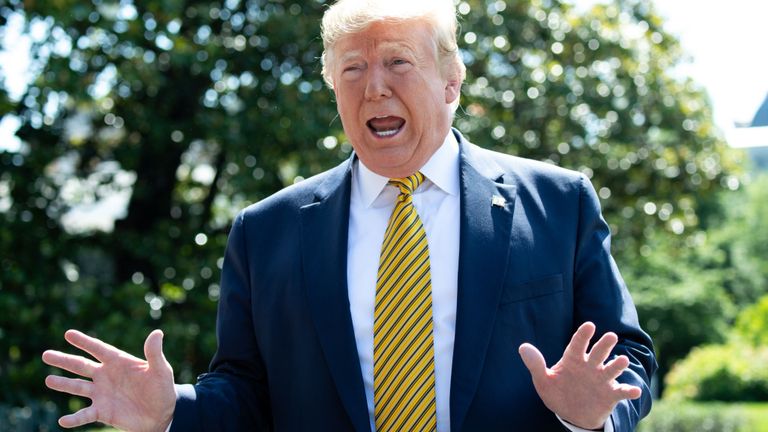Donald Trump a déclaré que l'action militaire était toujours sur la table. contre l'Iran.