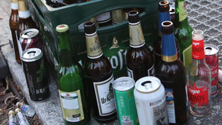 Des milliers de litres de bière ont été saisis. Pic: Police Saxe / Twitter