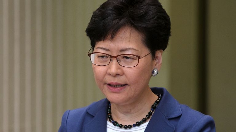 Carrie Lam, directrice générale de Hong Kong