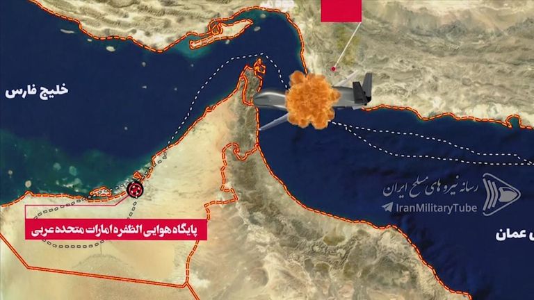 L'armée iranienne a publié une vidéo qui, selon elle, montre un drone de surveillance américain abattu par les forces iraniennes