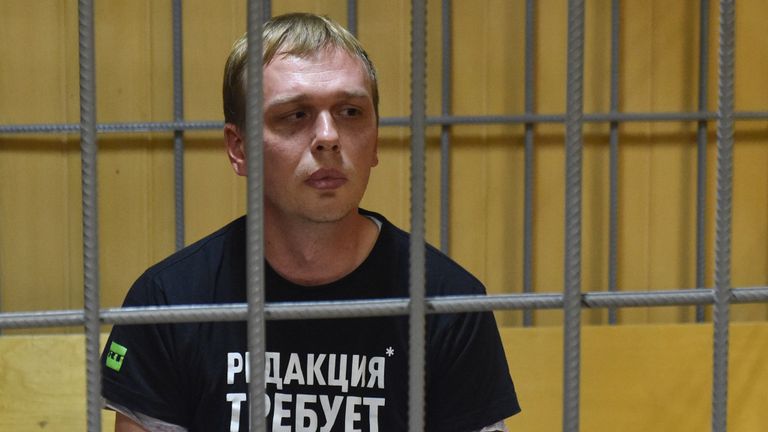 Golunov est accusé de possession de drogue