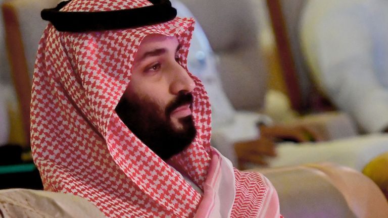 Le 24 octobre 2018, le prince héritier saoudien Mohammed bin Salman assiste à la conférence FII de la Future Investment Initiative à Riyadh, la capitale saoudienne. - Le sommet, surnommé "Davos dans le désert", a été éclipsé par l'indignation mondiale grandissante suscitée par le assassinat d'un journaliste saoudien à l'intérieur du consulat du royaume à Istanbul. (Photo par GIUSEPPE CACACE / AFP) (Le crédit photo doit se lire comme suit: GIUSEPPE CACACE / AFP / Getty Images)
