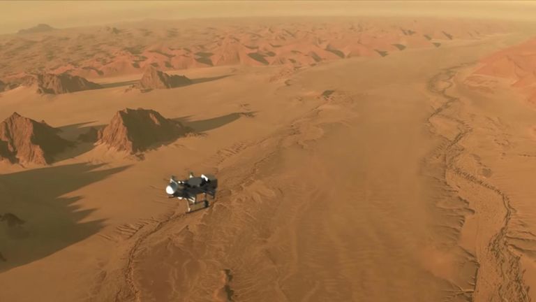 Libellule de la NASA. Pic: NASA