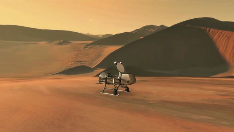 Libellule de la NASA. Pic: NASA