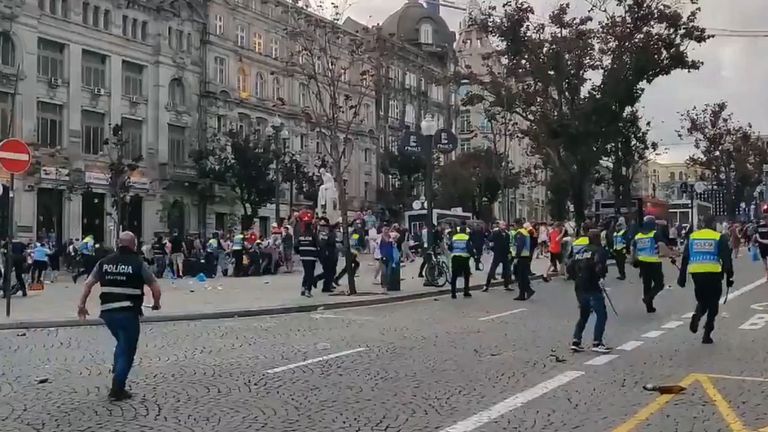 Les supporters regardaient le Portugal jouer contre la Suisse