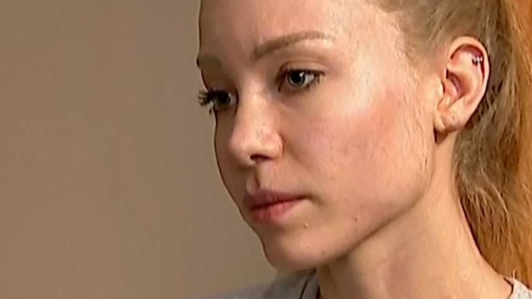 La Brésilienne Najila Trindade, 26 ans, qui a accusé Neymar de viol