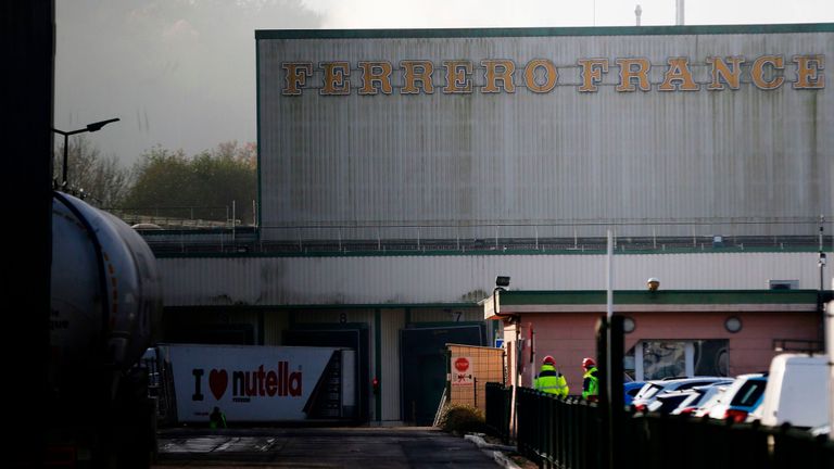 L'usine Ferrero de Villers-Ecalles, dans le nord de la France