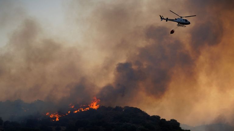 Deux incendies de forêt seraient encore en cours dans la région de Toledo, dans le centre de l'Espagne
