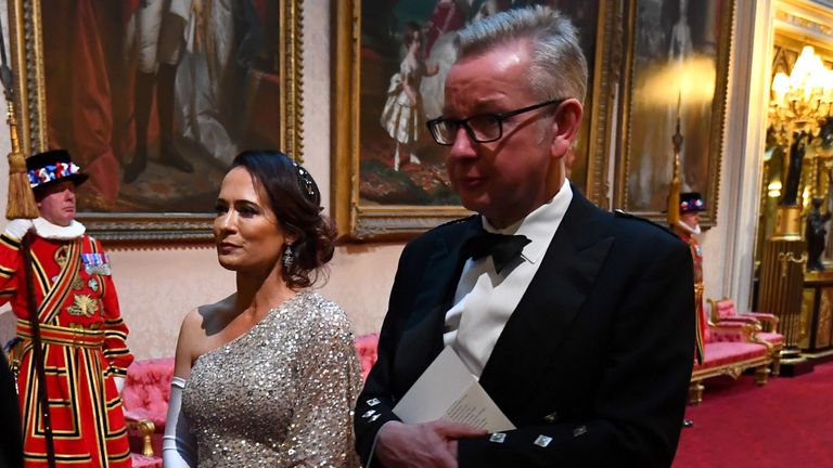 Stéphanie Grisham et Michael Gove