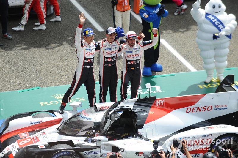 Gagnants # 8 Toyota Gazoo Racing Toyota TS050: Sébastien Buemi, Kazuki Nakajima, Fernando Alonso