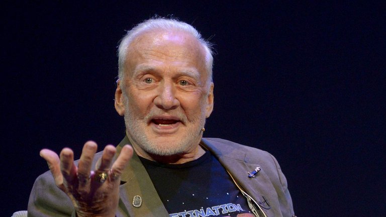 Buzz Aldrin au Science Museum de Londres