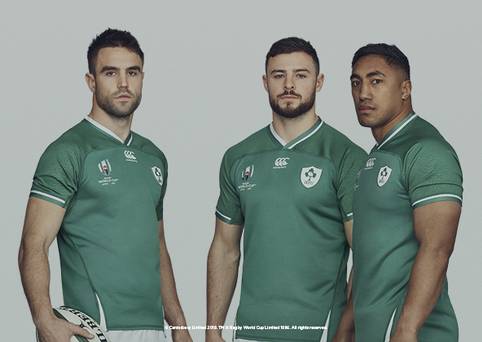 IRFU dévoile ses kits de coupe du monde de rugby pour le Japon