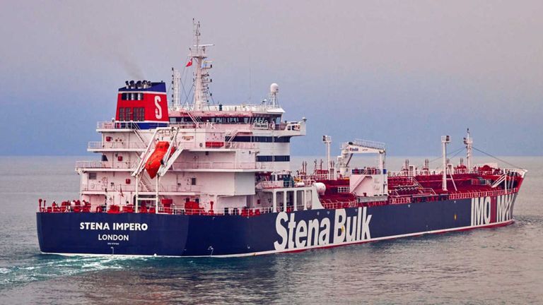 Les gardiens de la révolution iraniens ont déclaré à la télévision publique qu'ils avaient saisi le Stena Impero. Fichier pic: Stena Bulk