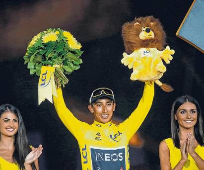 Bernal devient le plus jeune champion du Tour depuis 110 ans
