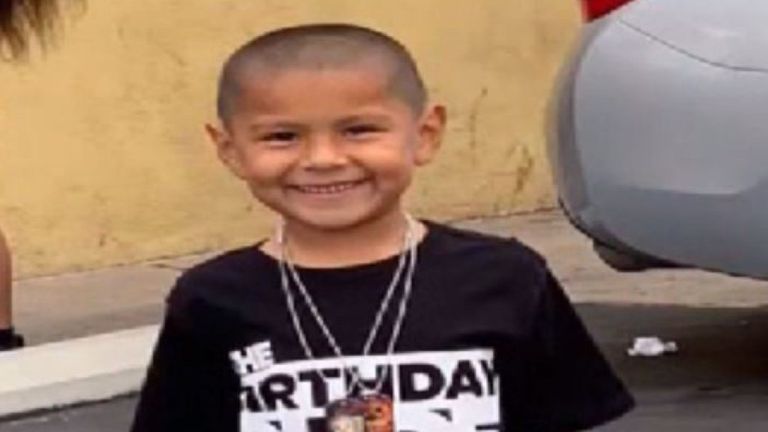 Steven Romero, âgé de six ans, fait partie des victimes de la fusillade. Pic: NBC Bay Area