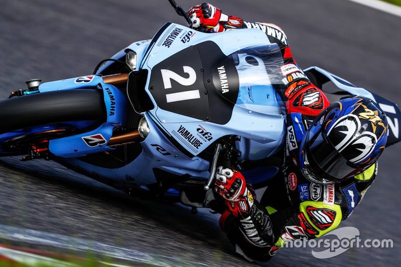 Léquipe Yamaha Factory Racing n ° 21: Katsuyuki Nakasuga, Alex Lowes et Michael van der Mark