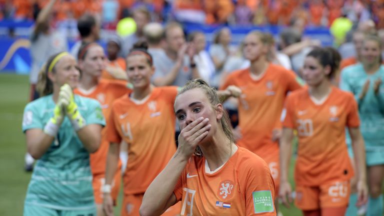 Jill Roord des Pays-Bas lors de la finale de la Coupe du Monde Féminine de la FIFA, France 2019 opposant les États-Unis d'Amérique et les Pays-Bas au Stade de Lyon le 07 juillet 2019 à Lyon, France (Photo de VI Images via Getty Images)