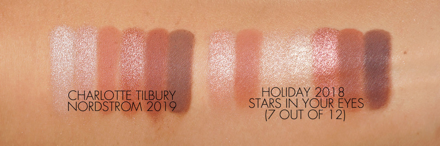 Charlotte Tilbury Palette Nord6 x6 Eye vs Holiday 2018 de Charlotte