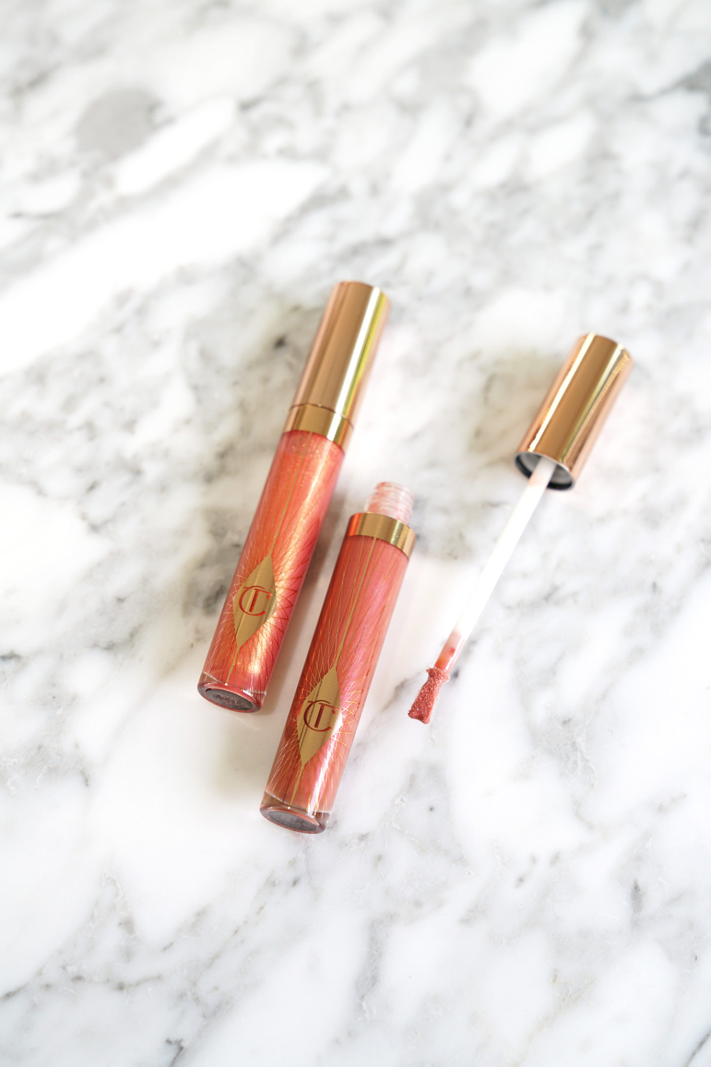 Bain à lèvres Charlotte Collagen Peachy Plump et Rosy Glow
