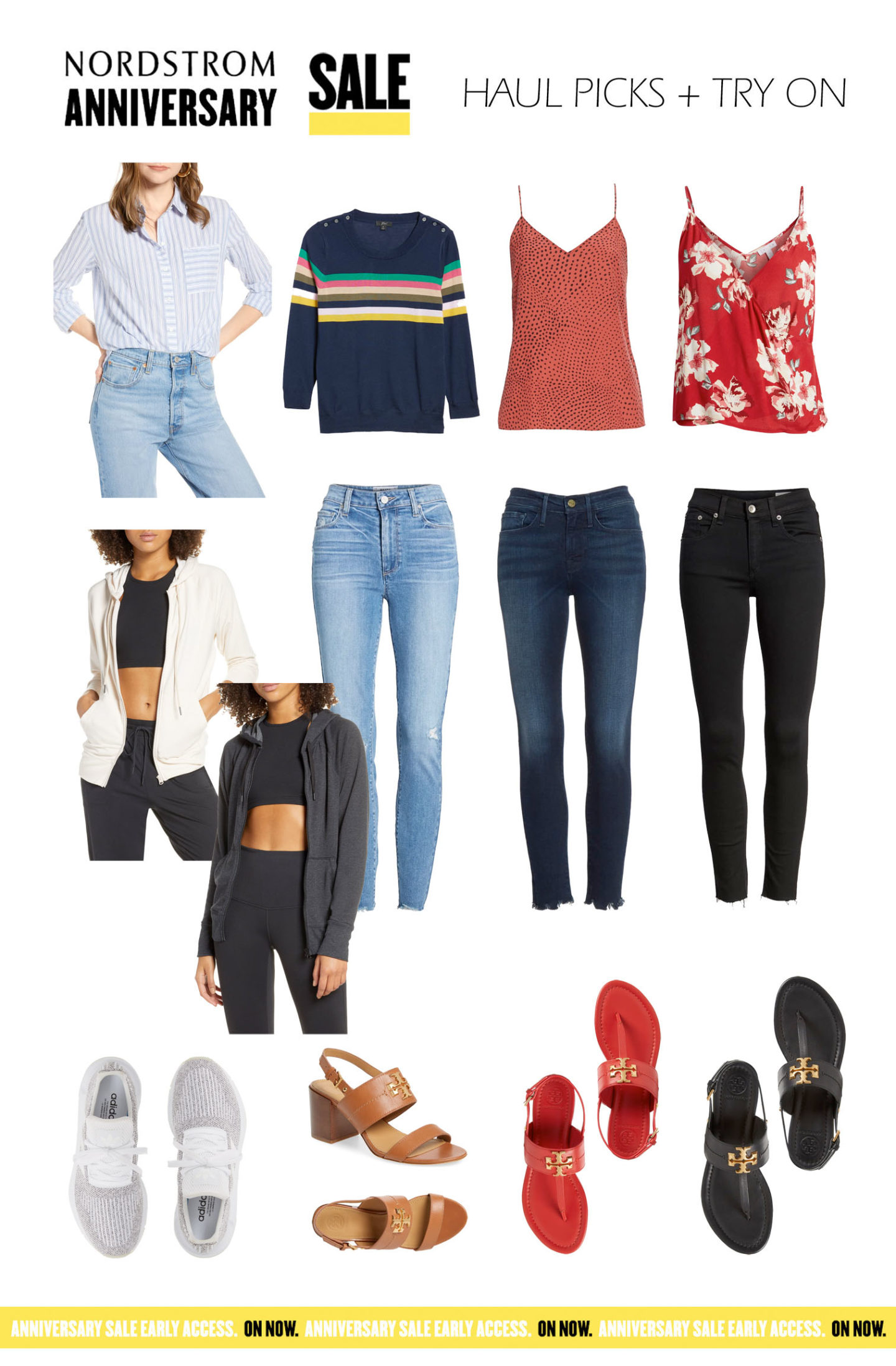 Vente d'anniversaire de Nordstrom 2019 Pics de transport Tory Burch, Paige, Madewell