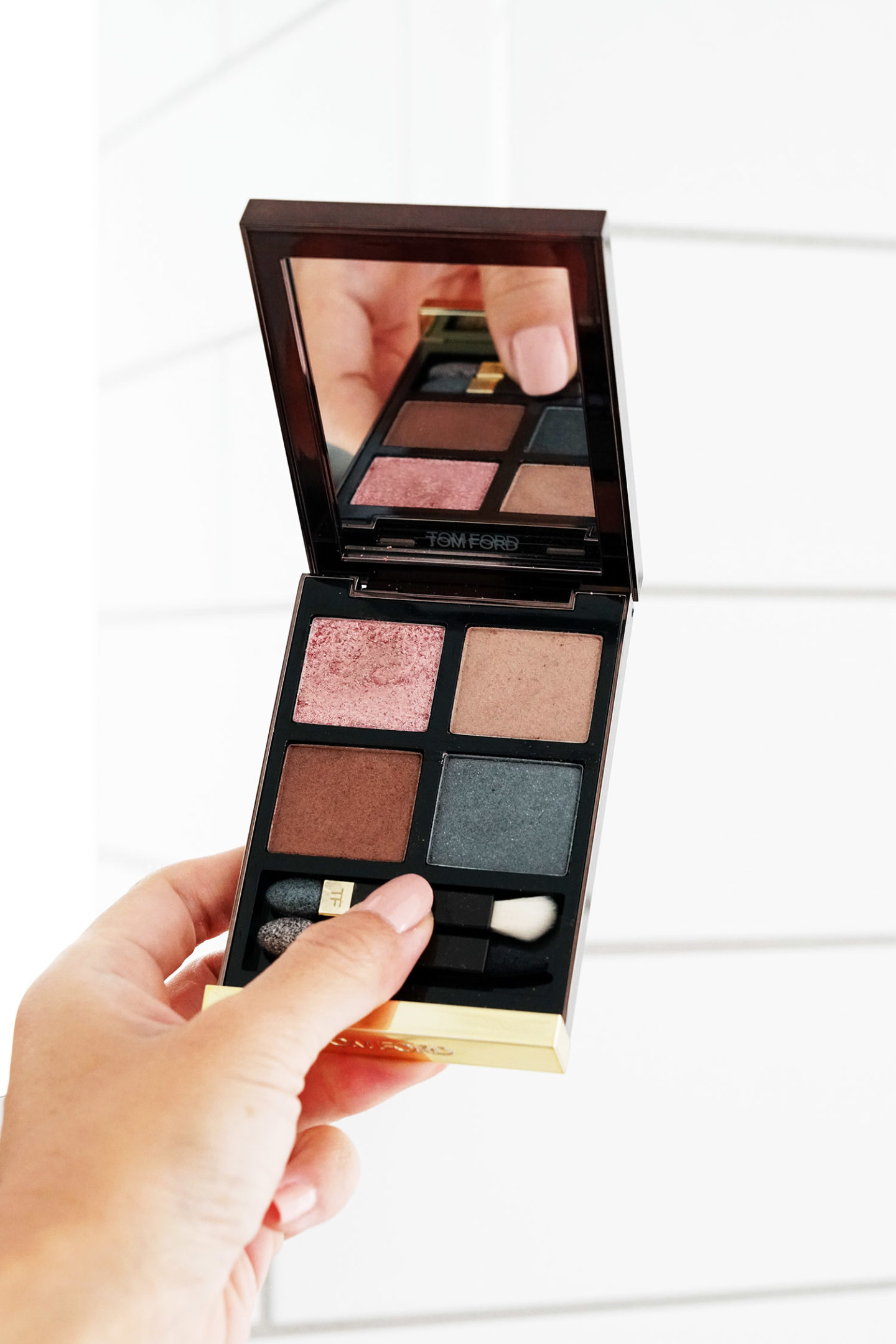 Tom Ford Eye Color Quad en daim blanc | Le look book beauté