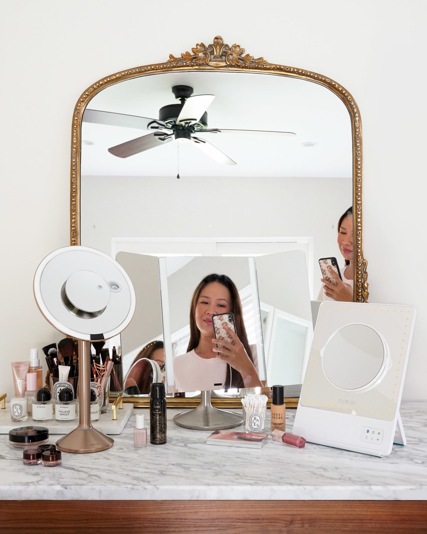 Meilleurs miroirs de maquillage pour votre vanité: Simplehuman et Glamcor