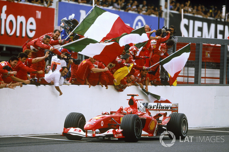 Vainqueur de la course Michael Schumacher, Ferrari F2004