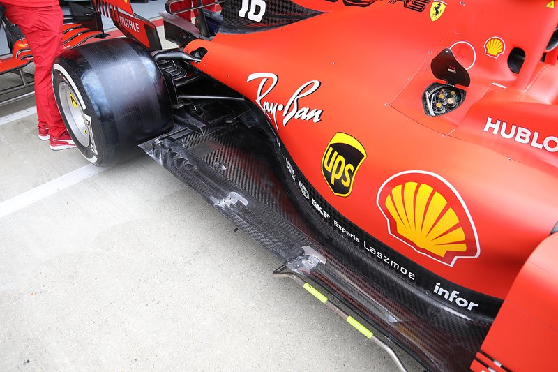 Détail du sol Ferrari SF90