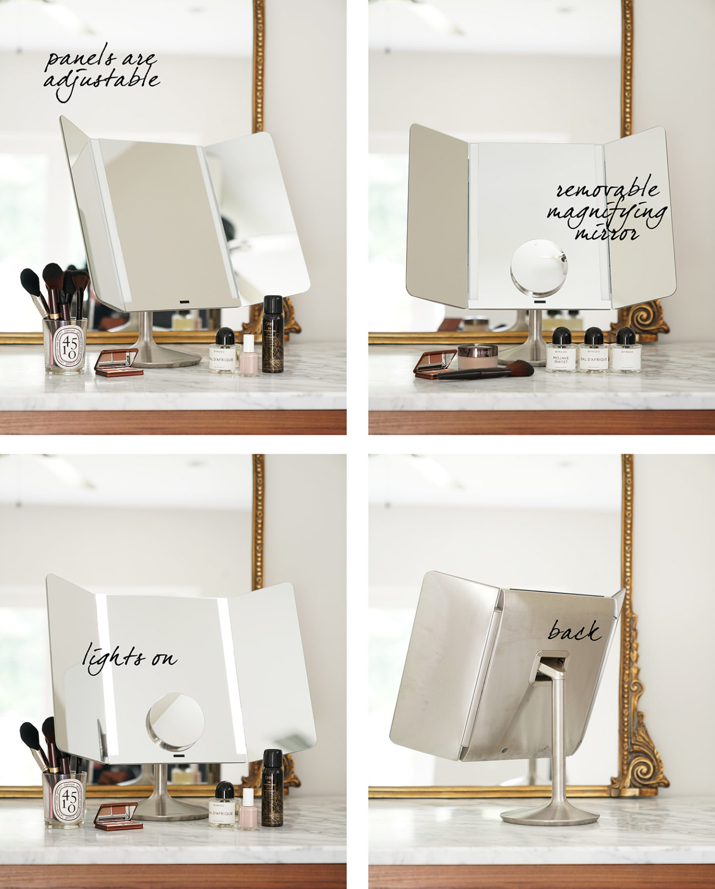 Simplehuman Sensor Mirror Pro Vue d'ensemble via le Beauty Look Book