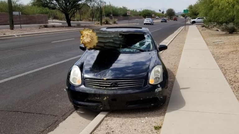 Le conducteur a réussi à s'échapper sans se blesser