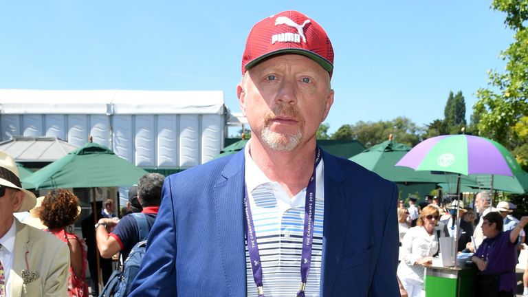 Boris Becker à Wimbledon cette année