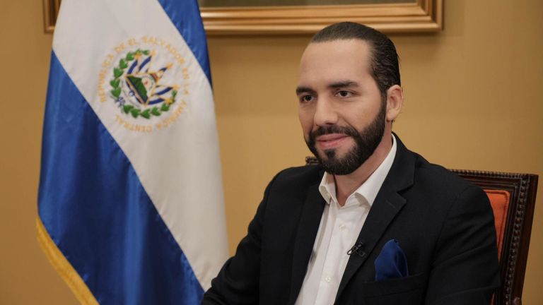 Président d’El Salvador, Nayib Bukele.