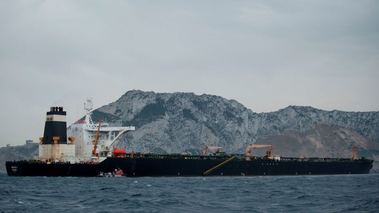 Le navire Grace 1 était soupçonné d'essayer d'expédier du pétrole vers la Syrie en violation des sanctions de l'UE