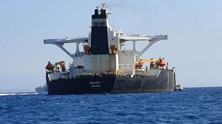 Le super pétrolier Grace 1 à destination de la Syrie arrêté à Gibraltar