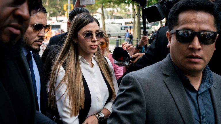 Emma Coronel Aispuro, épouse de El Chapo, était à la cour pour la condamnation