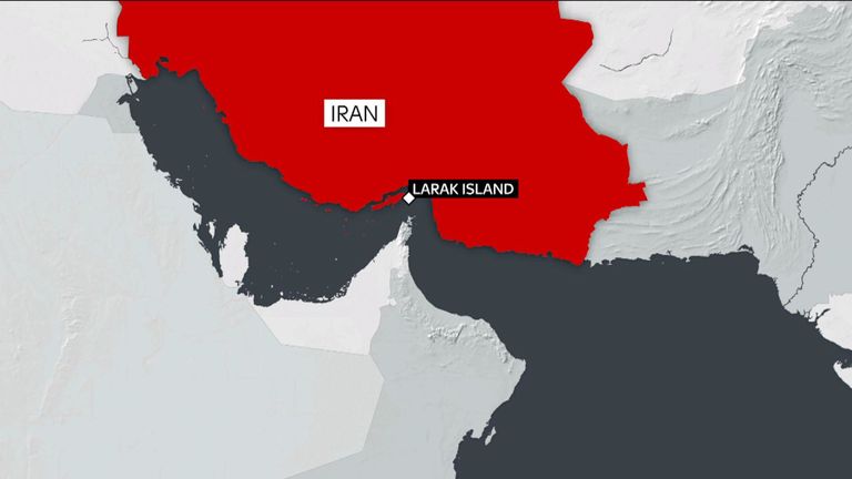 Le pétrolier a été intercepté au sud de l’île de Larak, en Iran, dans le détroit d’Hormuz.