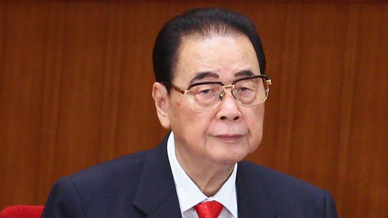 Li Peng, photographié en 2011