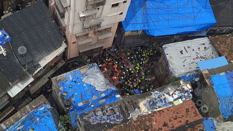 Effondrement du bâtiment de Mumbai