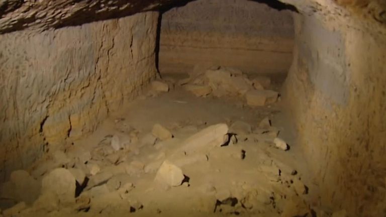 Le corps de Mme Eaton a été découvert dans un bunker de la Seconde Guerre mondiale.